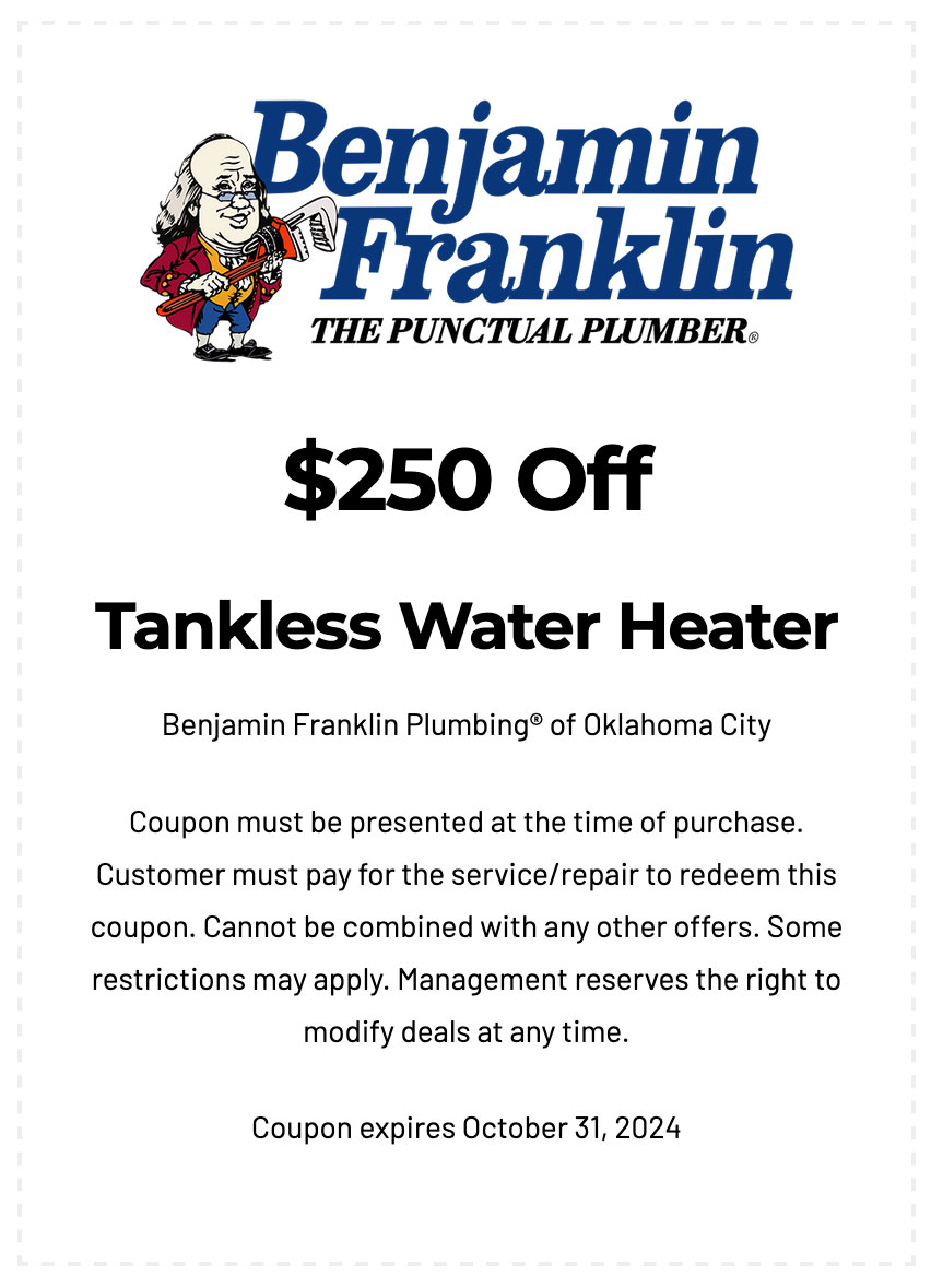 $250 Off Tankless Water Heater